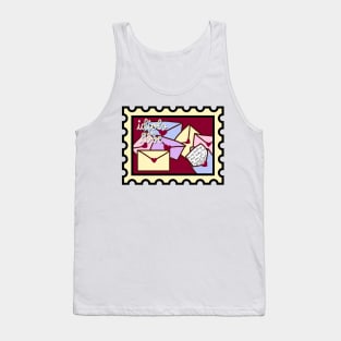 Idiots in Love Postage Stamp Tank Top